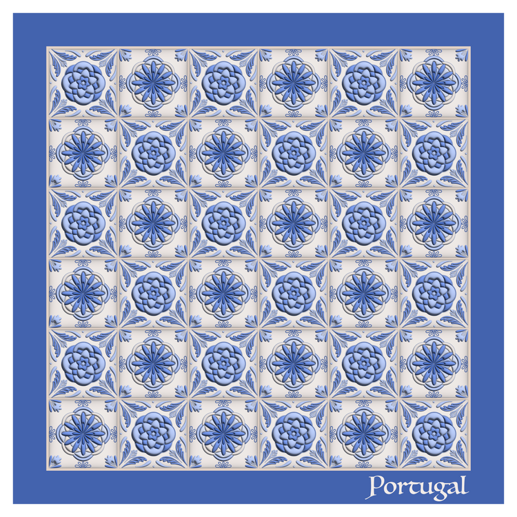 Azulejo 3D Blue artwork
