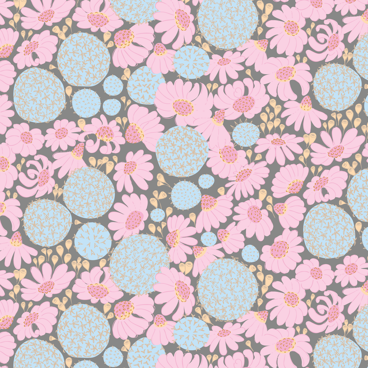 Wildflower meadow all-over print - Wylodesigns