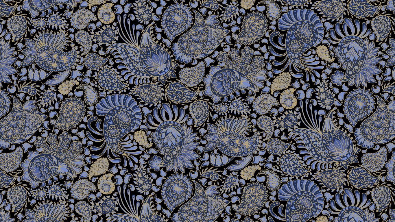 Paisleys all-over print - Wylodesigns