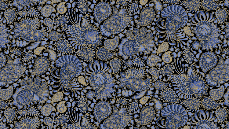 Paisleys all-over print - Wylodesigns