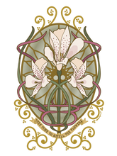Alstroemeria Hoodie - Art Nouveau Vibe for Every Occasion