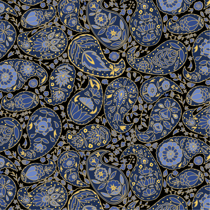 paisley storm zipper cloak