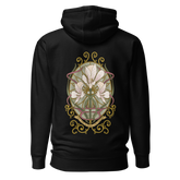 Alstroemeria Hoodie - Art Nouveau Vibe for Every Occasion black