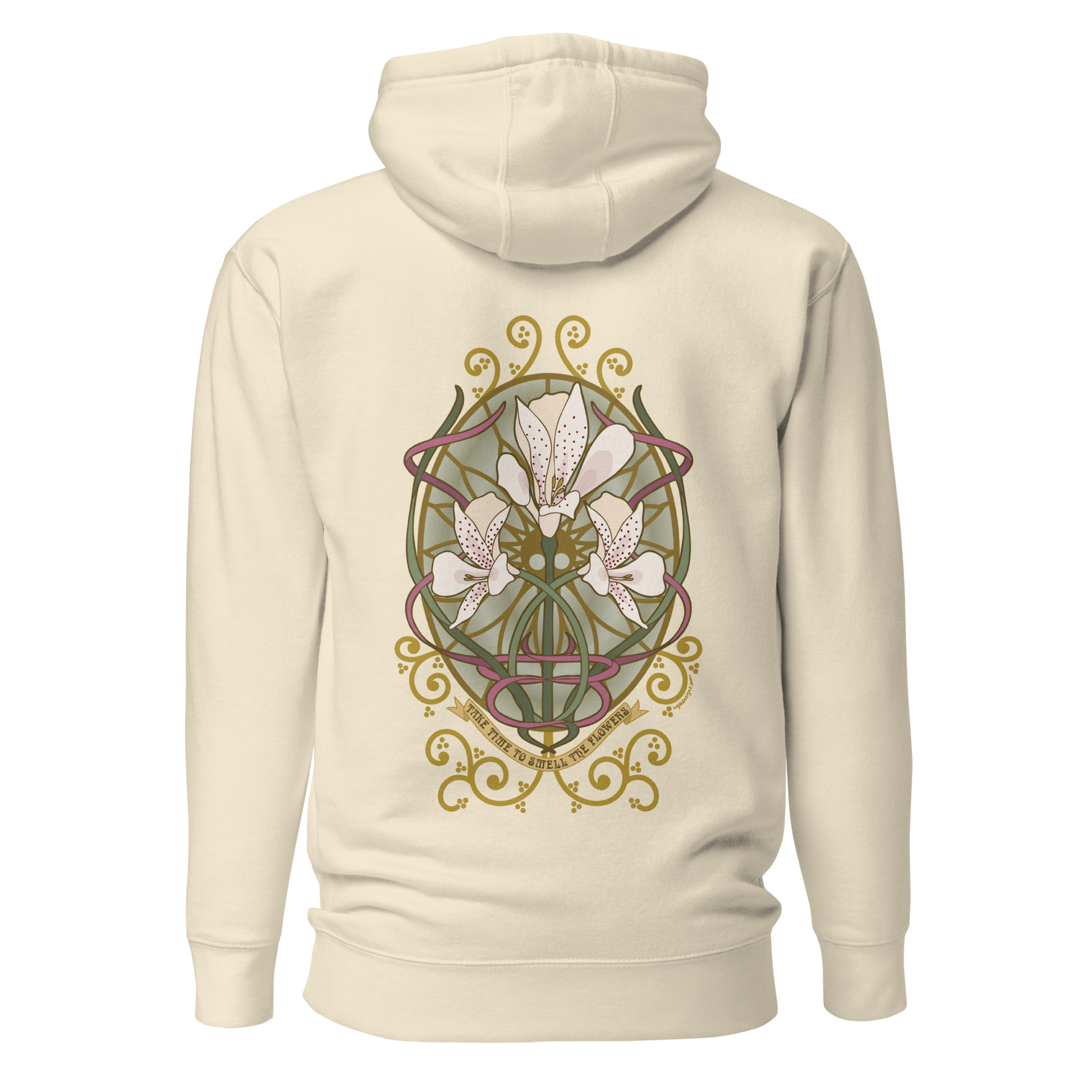 Alstroemeria Hoodie - Art Nouveau Vibe for Every Occasion