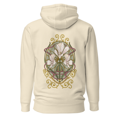 Alstroemeria Hoodie - Art Nouveau Vibe for Every Occasion