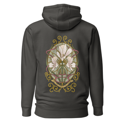 Alstroemeria Hoodie - Art Nouveau Vibe for Every Occasion