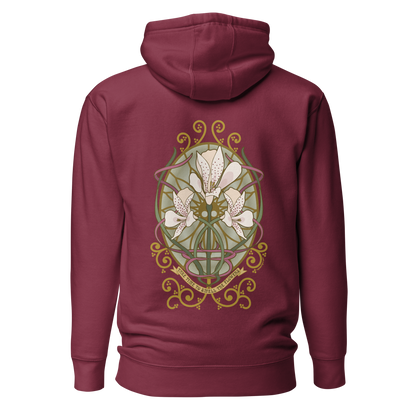 Alstroemeria Hoodie - Art Nouveau Vibe for Every Occasion