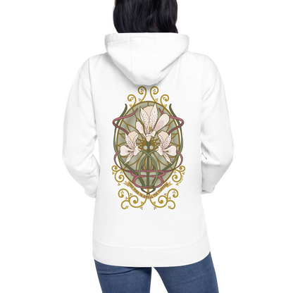 Alstroemeria Hoodie - Art Nouveau Vibe for Every Occasion