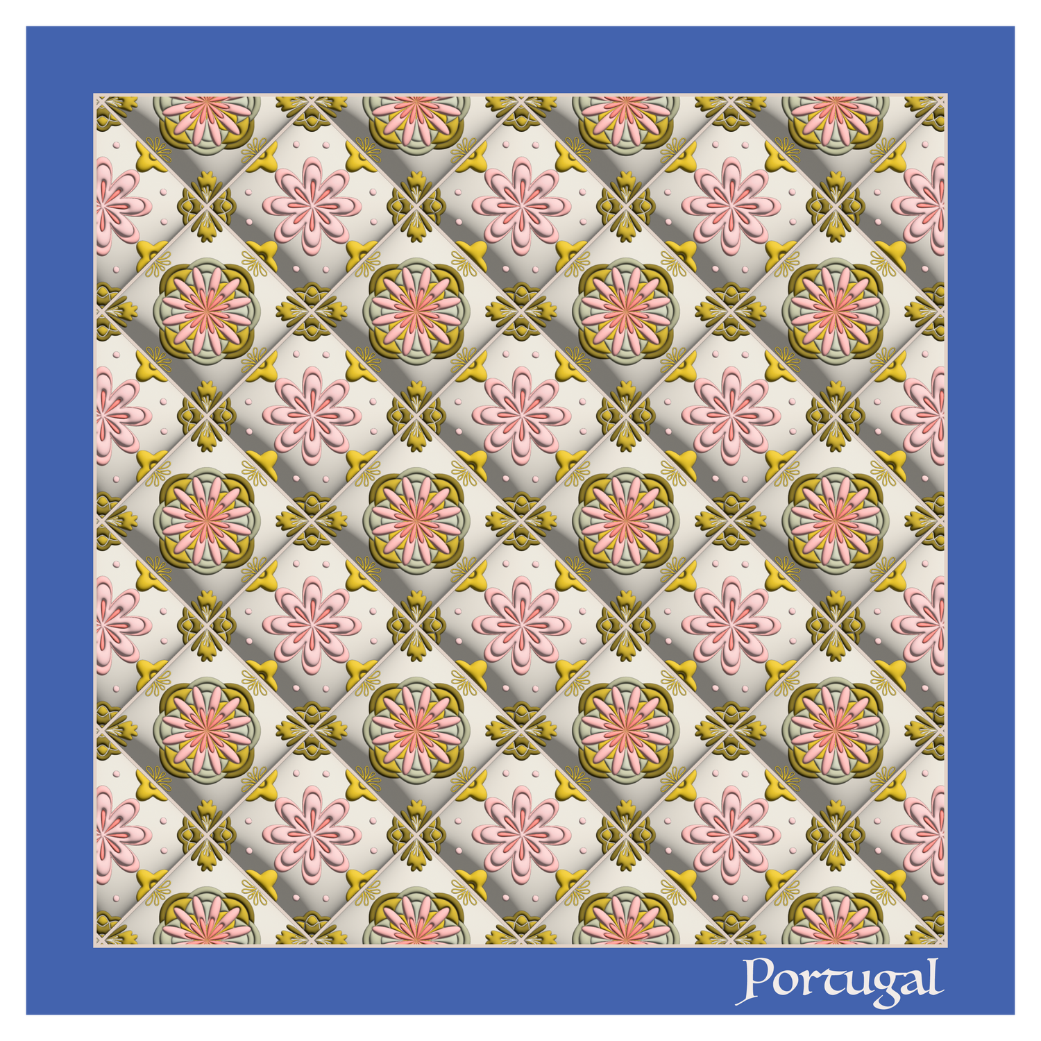 Azulejo 3D Pastel Dia artwork