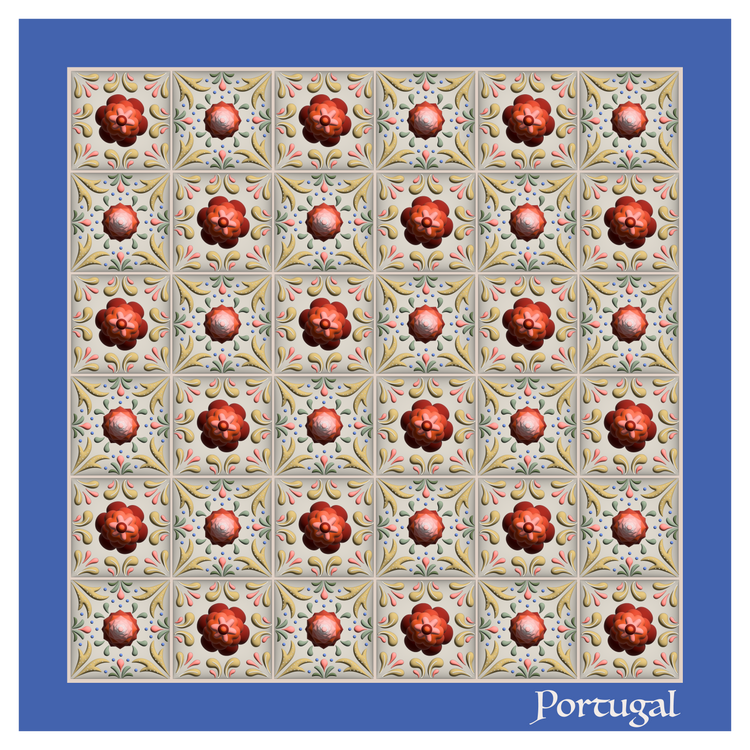 Azulejo Pastel 3D artwork