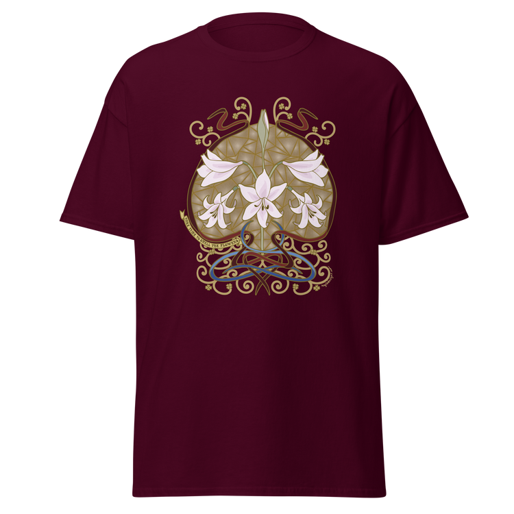 Belladonna Classic Tee maroon
