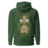 Crinum Art Hoodie green