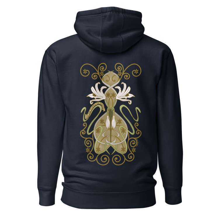 Crinum Art Hoodie navy blazer