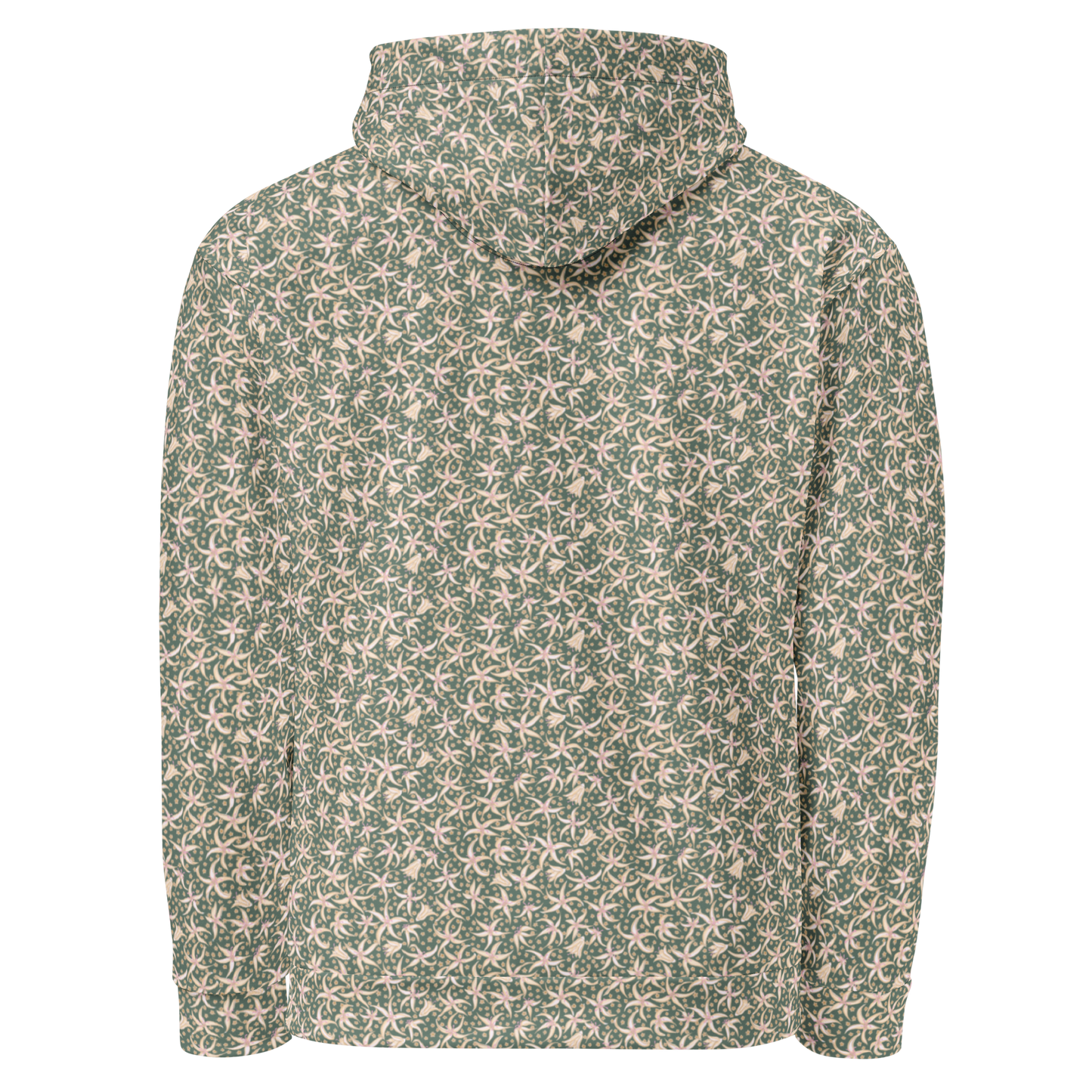 Dancing with Pimpernels Floral Pattern Hoodie