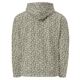 Dancing with Pimpernels Floral Pattern Hoodie