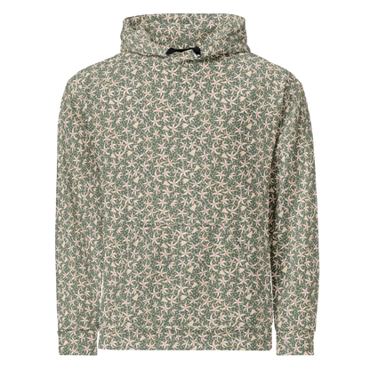 Dancing with Pimpernels Floral Pattern Hoodie