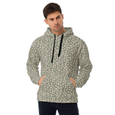 Dancing with Pimpernels Floral Pattern Hoodie