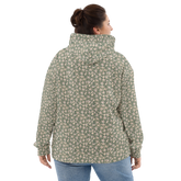 Dancing with Pimpernels Floral Pattern Hoodie
