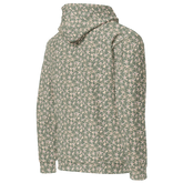 Dancing with Pimpernels Floral Pattern Hoodie