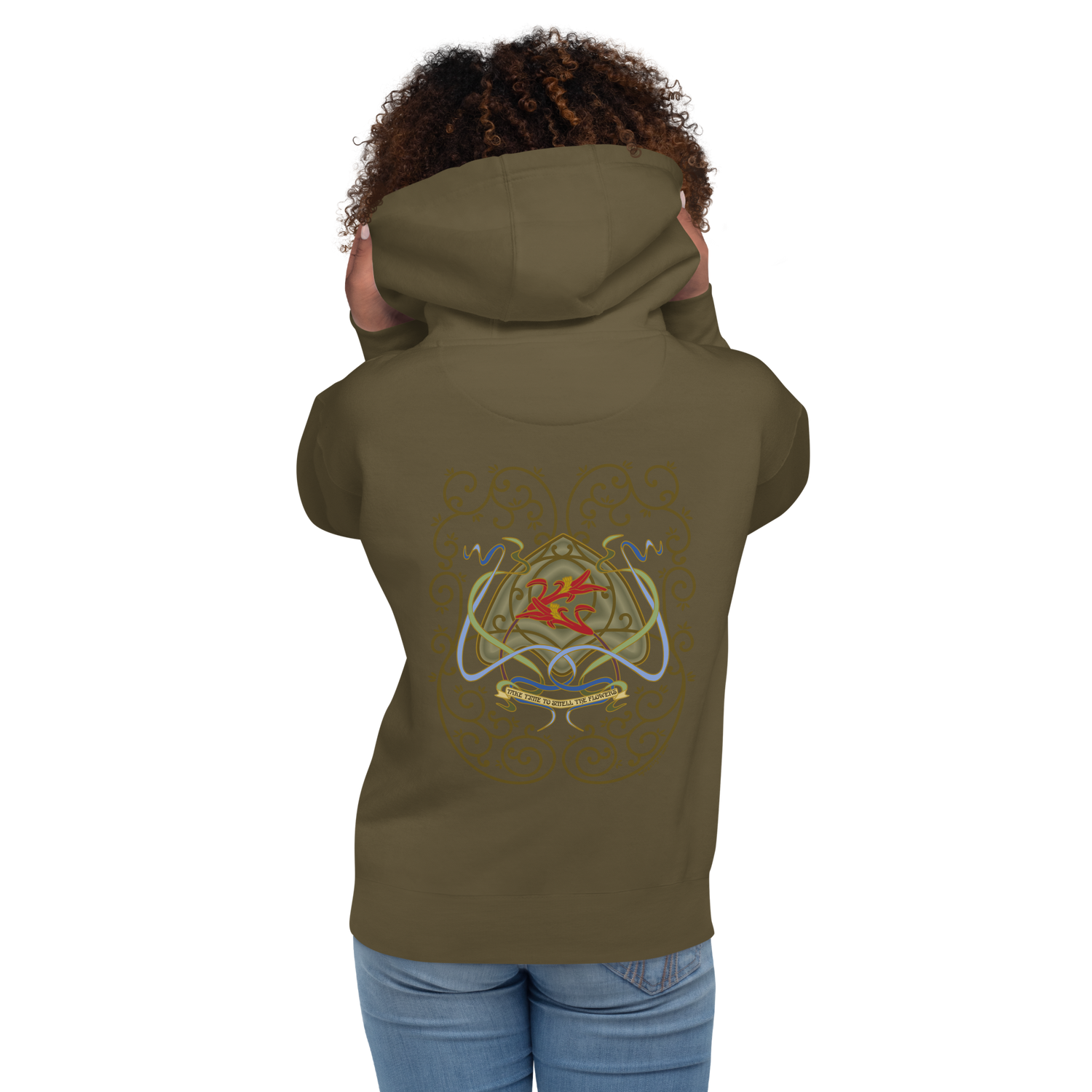 Josephinae Hoodie Arty Comfort for Everyday Wear military green