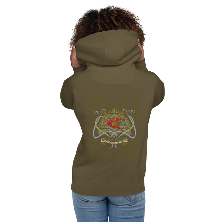 Josephinae Hoodie Arty Comfort for Everyday Wear military green