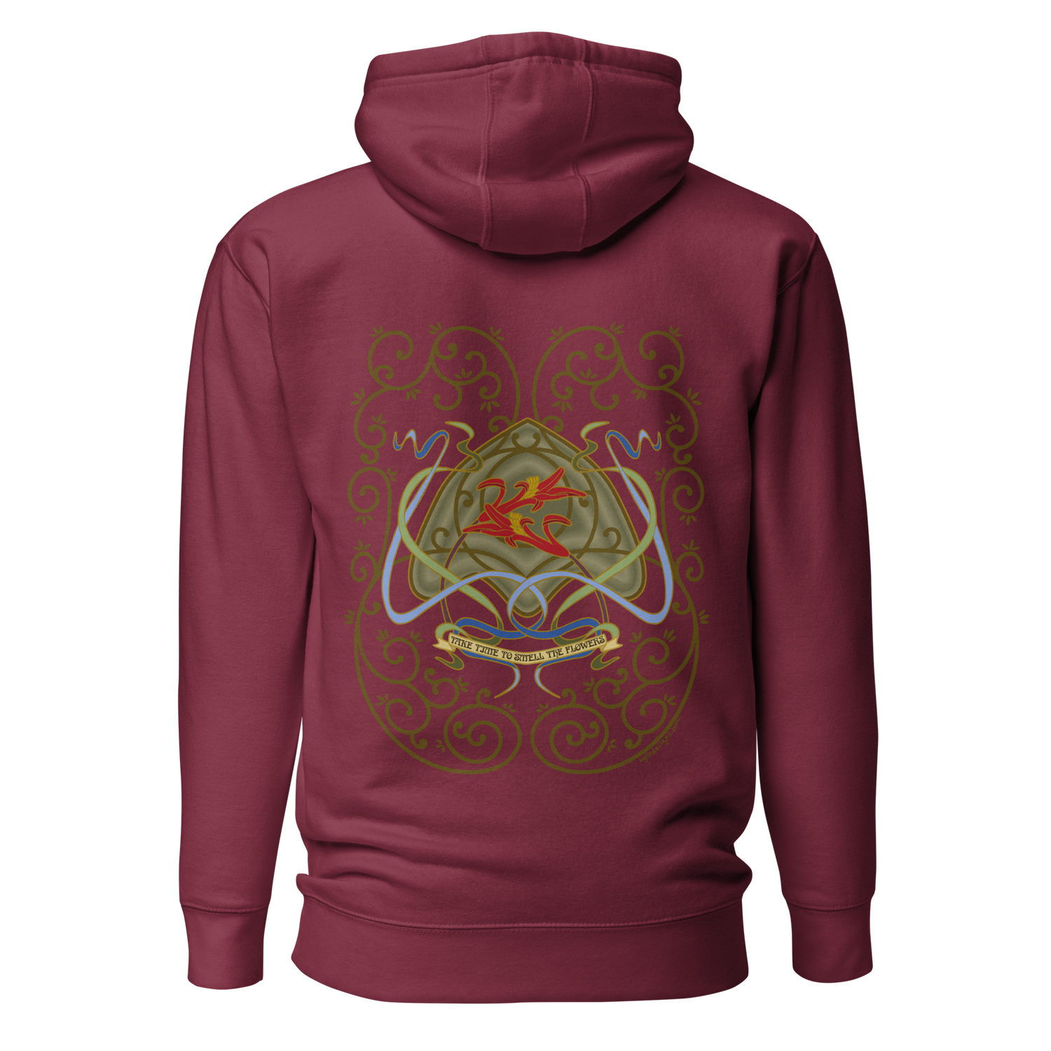 Josephinae Hoodie Arty Comfort for Everyday Wear maroon