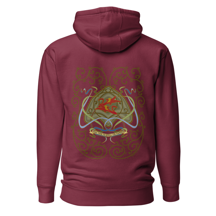 Josephinae Hoodie Arty Comfort for Everyday Wear maroon