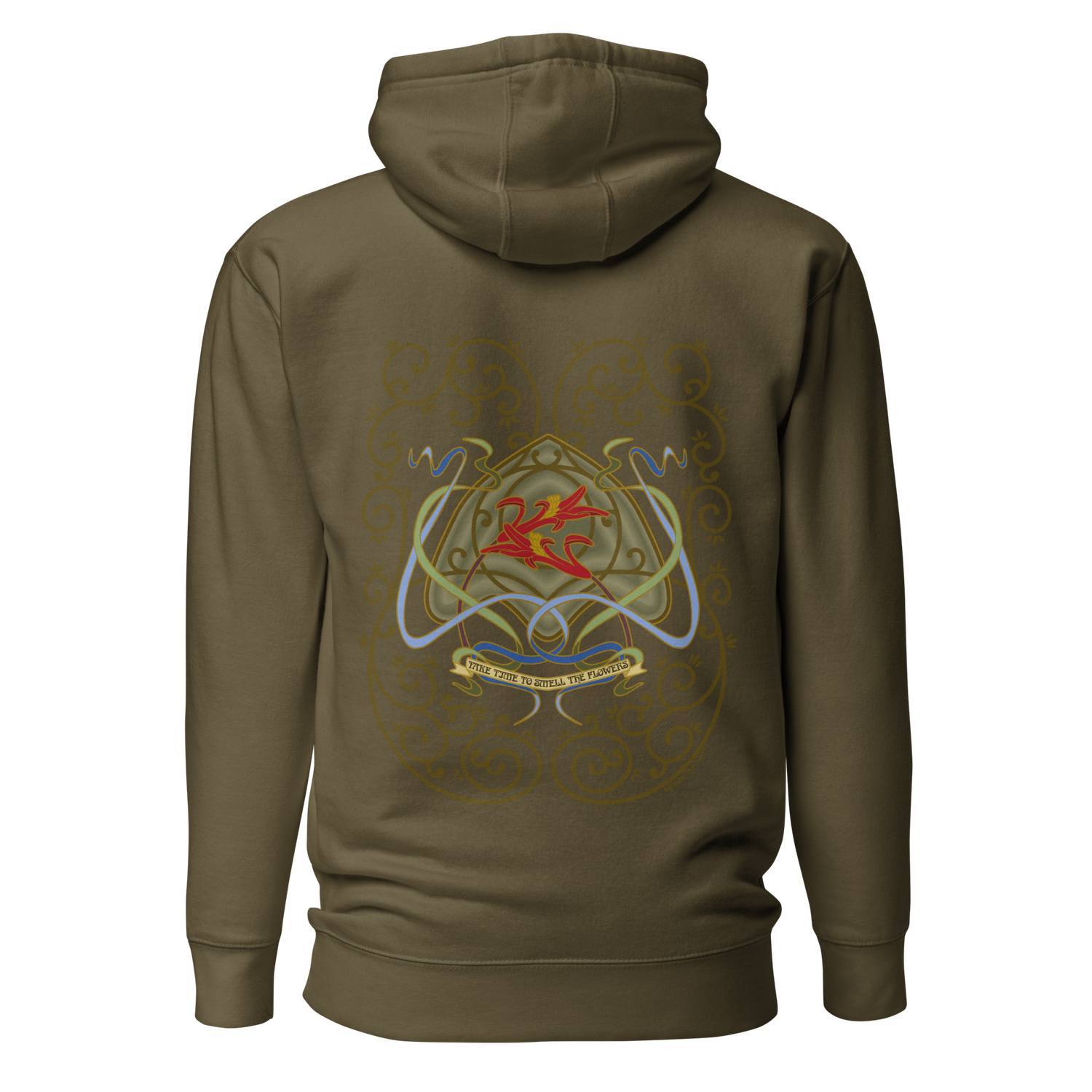 Josephinae Hoodie Arty Comfort for Everyday Wear military green
