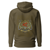 Josephinae Hoodie Arty Comfort for Everyday Wear military green
