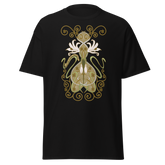 Nouveau Crinum Classic Tee Perfect for Art Nouveau Enthusiasts black