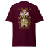 Nouveau Crinum Classic Tee Perfect for Art Nouveau Enthusiasts maroon