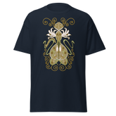 Nouveau Crinum Classic Tee Perfect for Art Nouveau Enthusiasts navy