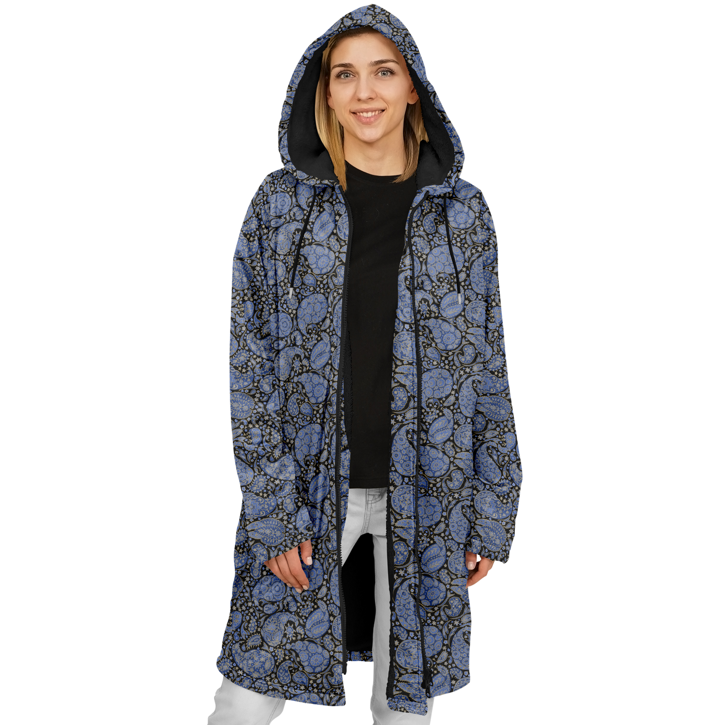 Paisley Rain Zip Coat Paisley Rain Cloak  Stylish 