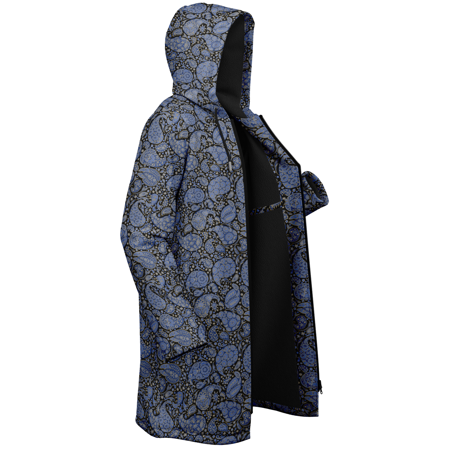Paisley Rain Zip Coat Paisley Rain Cloak  Stylish 
