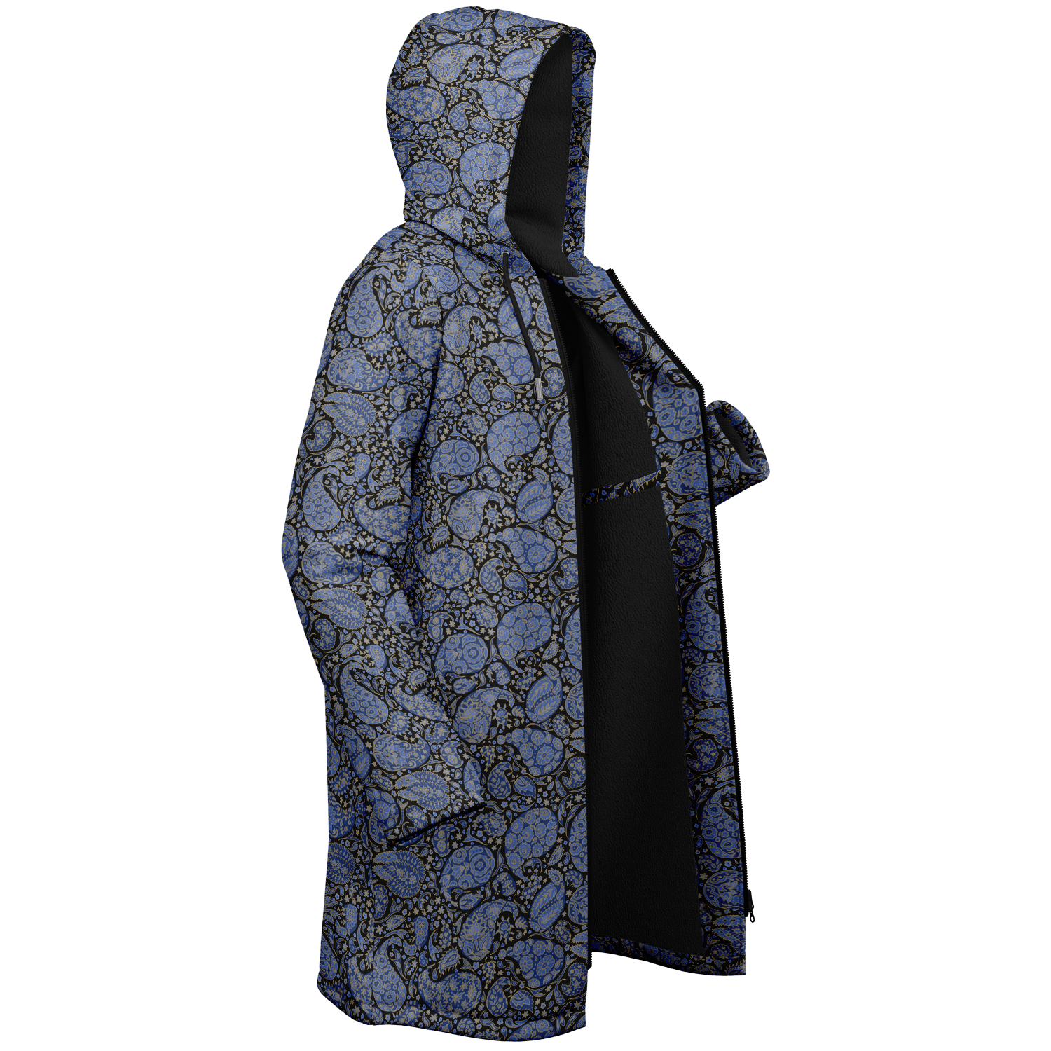 Paisley Rain Zip Coat Paisley Rain Cloak  Stylish 