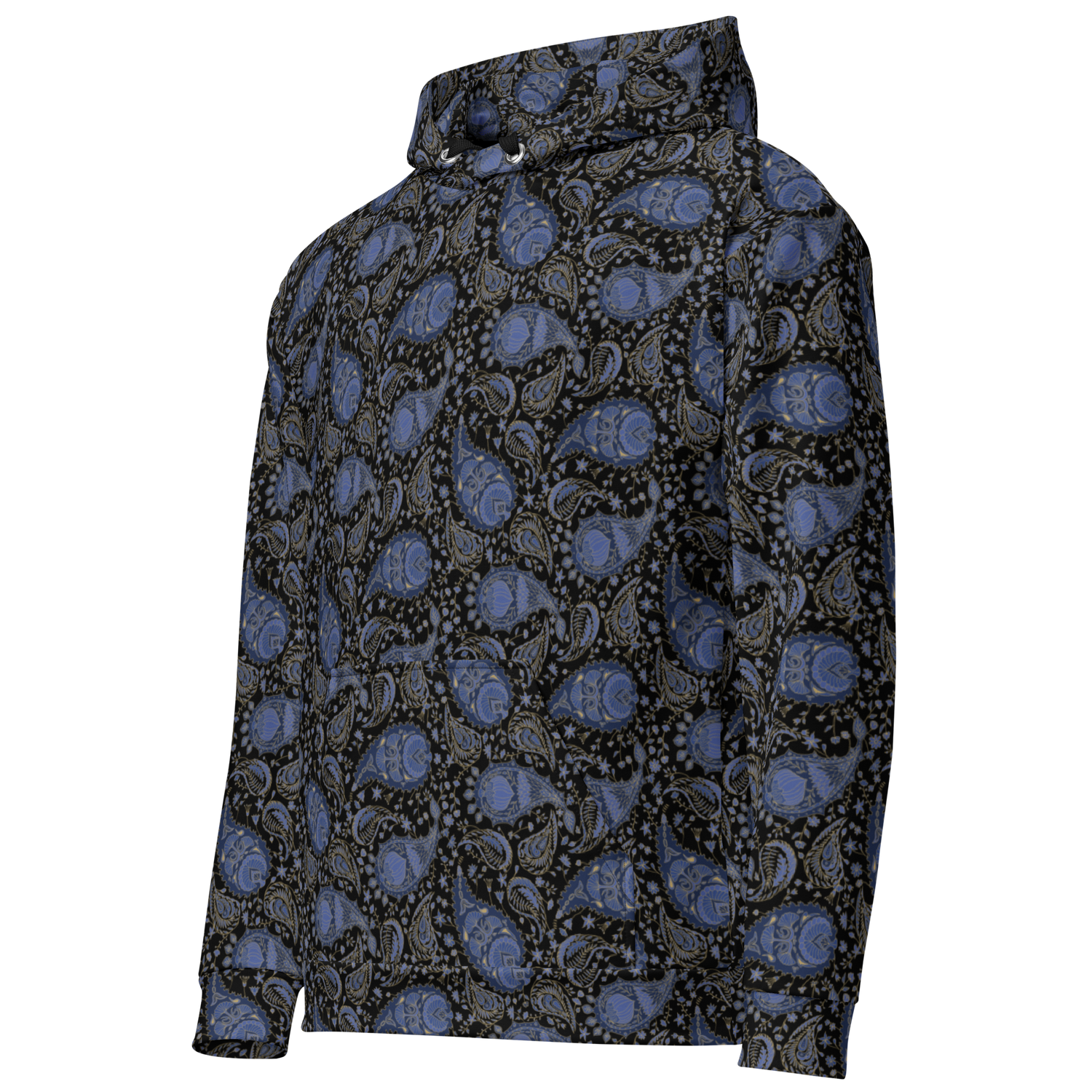 Paisley Pattern Hoodie Paisley Field Luxe 