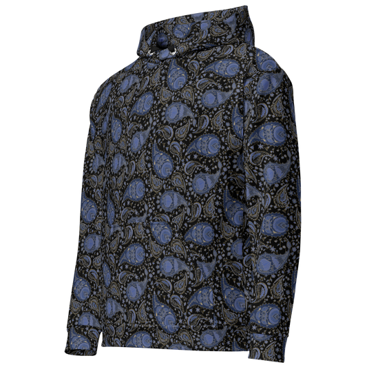 Paisley Pattern Hoodie - Luxe Comfort and Style for Everyone - Wylodesigns