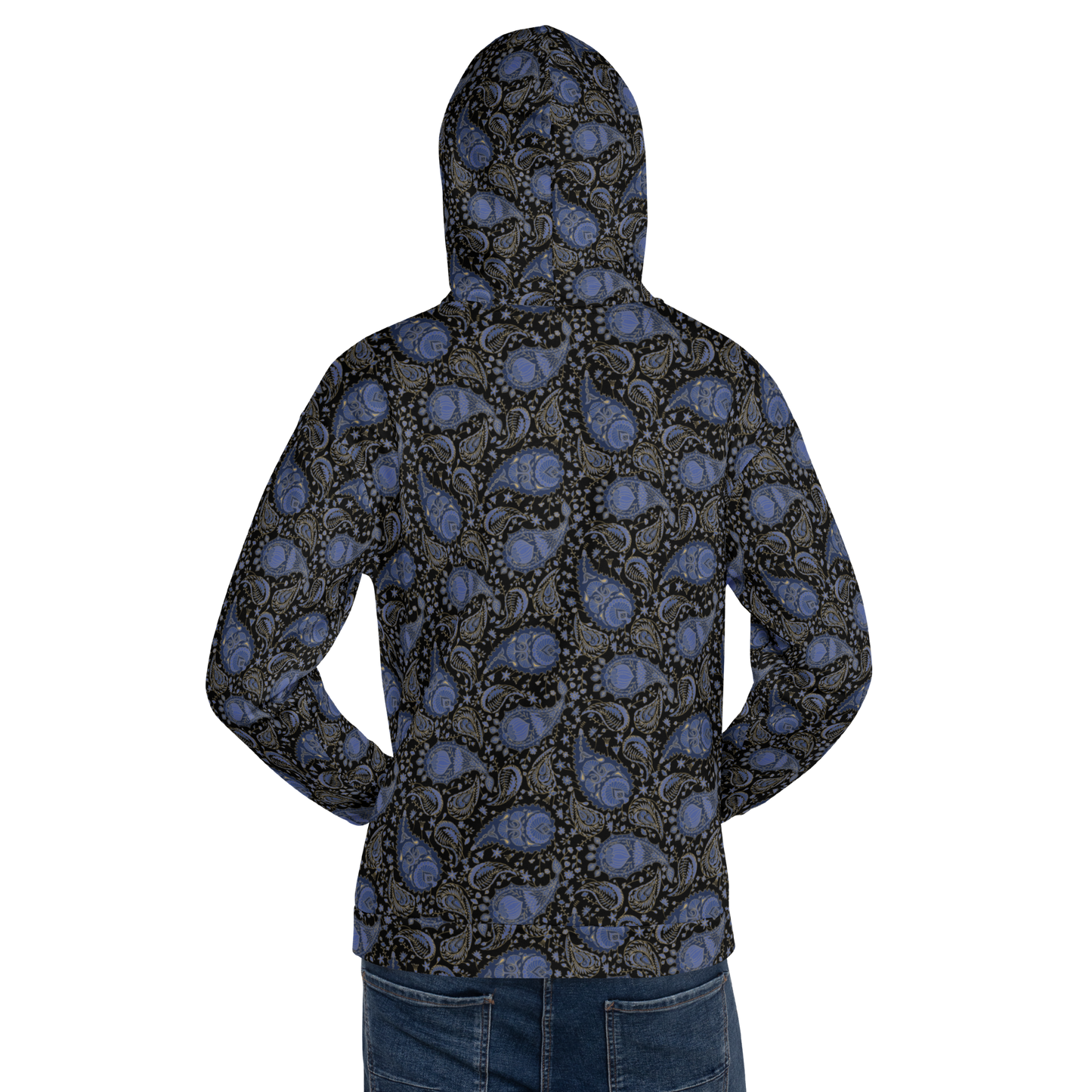 Paisley Pattern Hoodie - Luxe Comfort and Style for Everyone - Wylodesigns