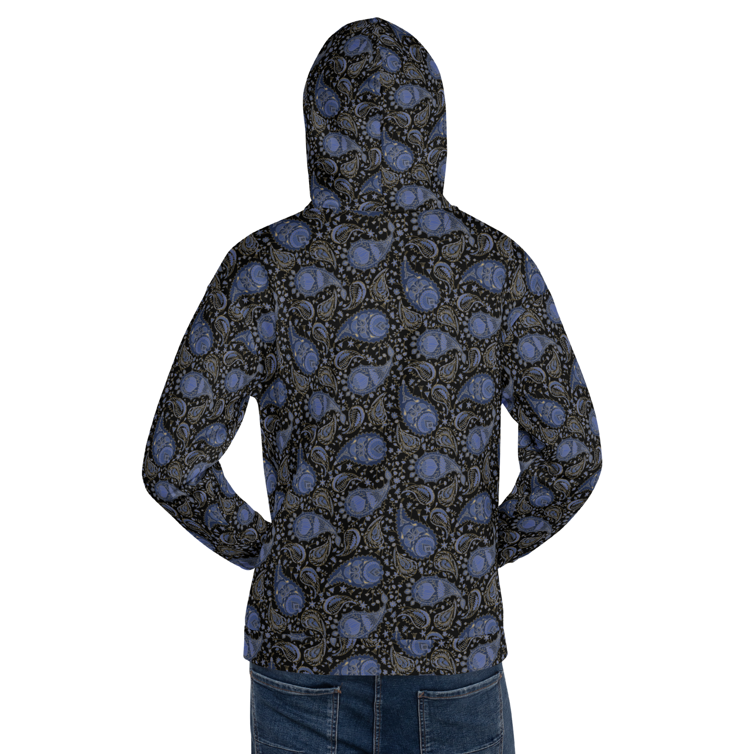 Paisley Pattern Hoodie Paisley Field Luxe 