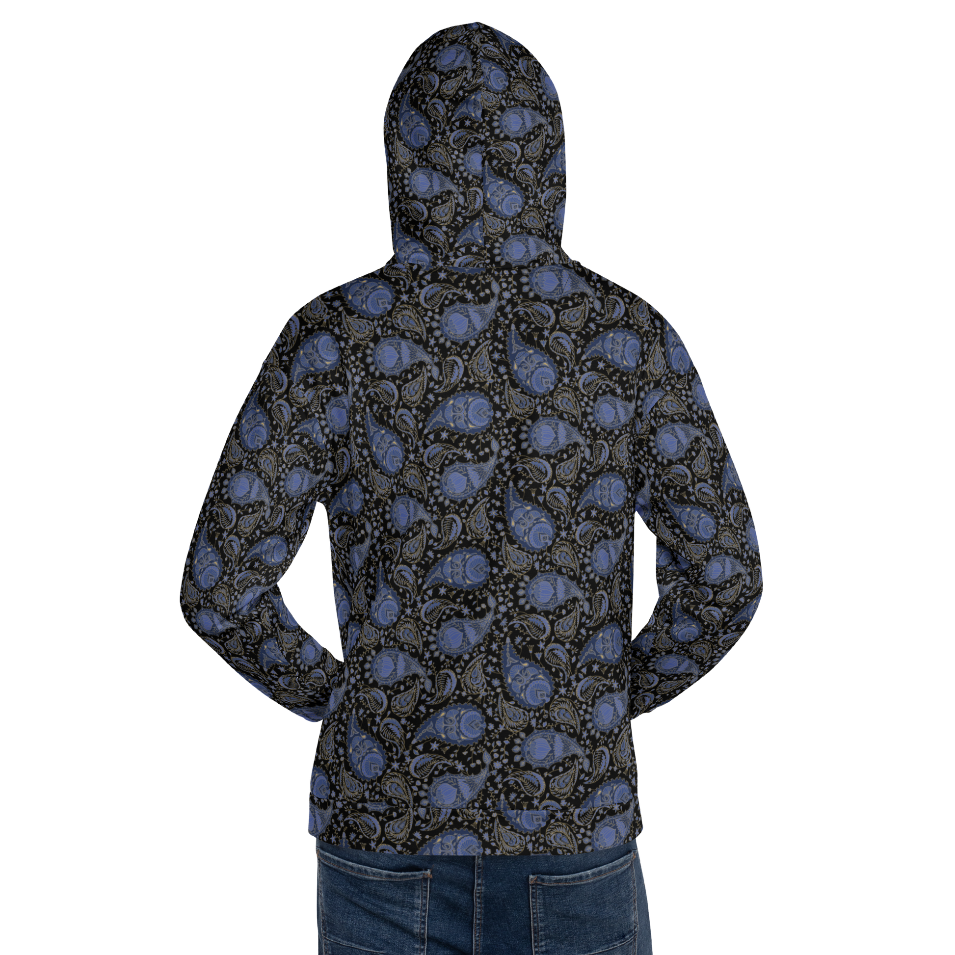 Paisley Pattern Hoodie - Luxe Comfort and Style for Everyone - Wylodesigns