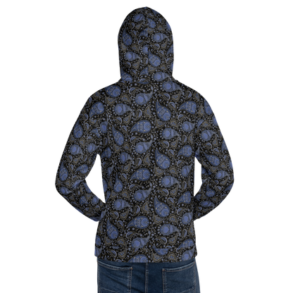 Paisley Pattern Hoodie - Luxe Comfort and Style for Everyone - Wylodesigns