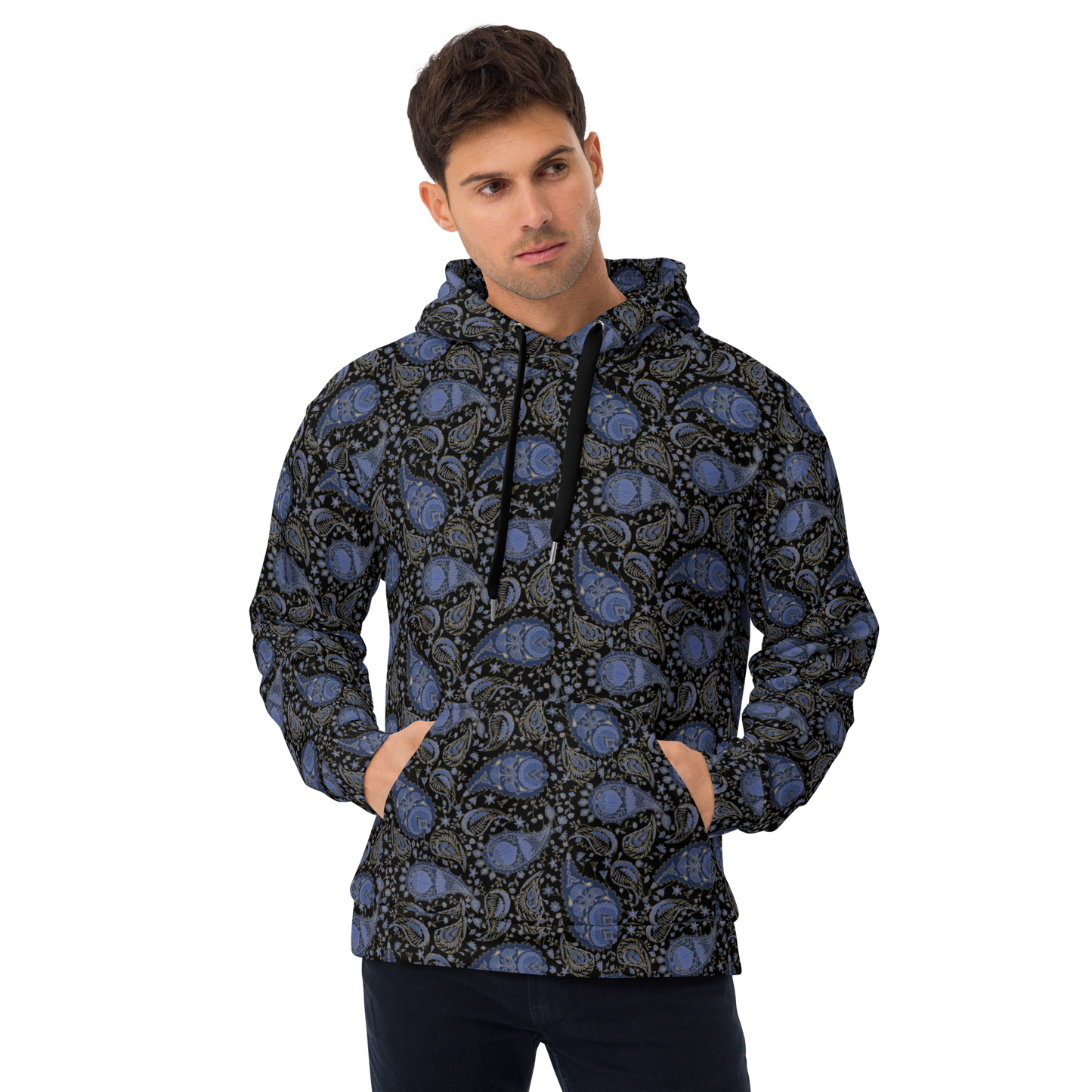 Paisley Pattern Hoodie - Luxe Comfort and Style for Everyone - Wylodesigns