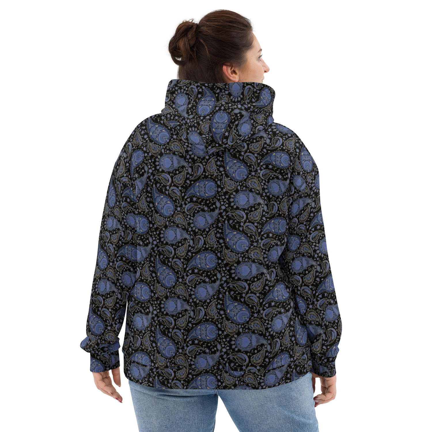 Paisley Pattern Hoodie Paisley Field Luxe 