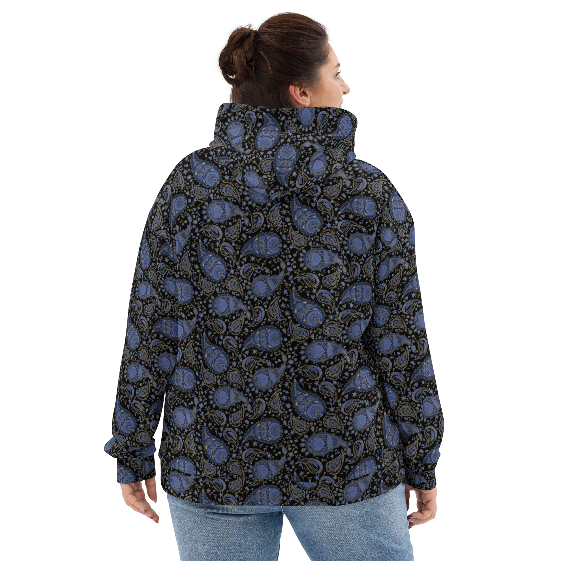 Paisley Pattern Hoodie - Luxe Comfort and Style for Everyone - Wylodesigns