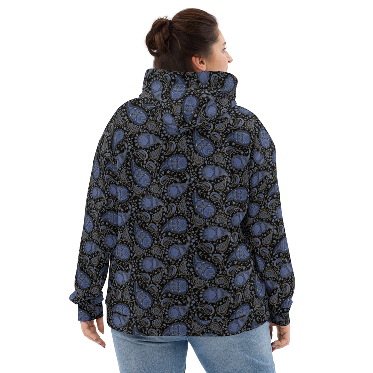 Paisley Pattern Hoodie Paisley Field Luxe 