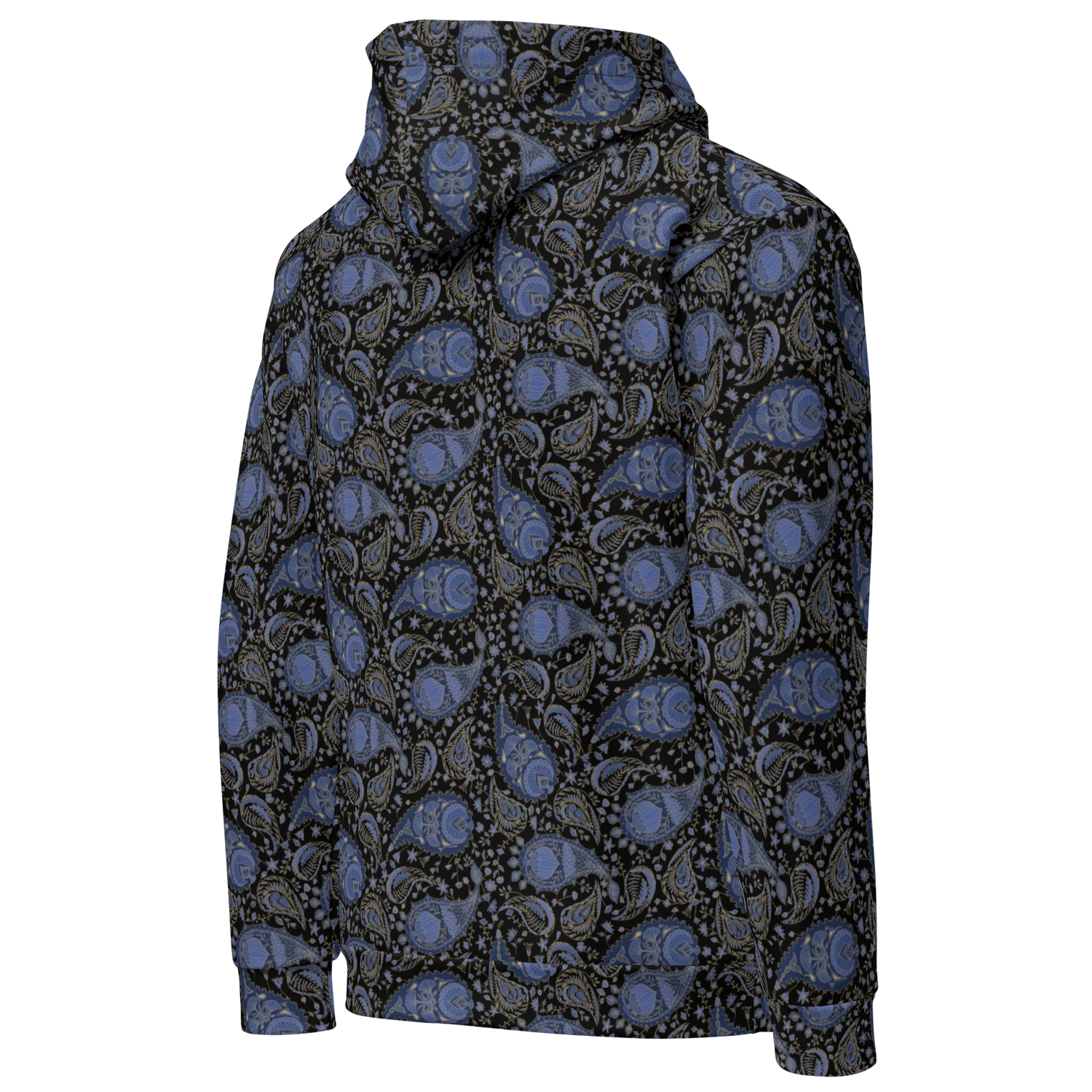 Paisley Pattern Hoodie Paisley Field Luxe 