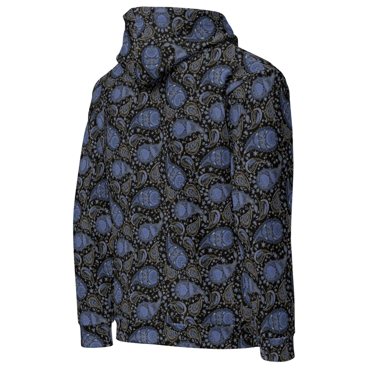 Paisley Pattern Hoodie Paisley Field Luxe 