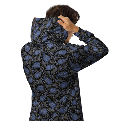 Paisley Pattern Hoodie - Luxe Unisex Zip Hoodie for Superior Comfort - Wylodesigns