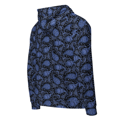 Paisley Pattern Hoodie - Unisex Zip Style for Ultimate Comfort - Wylodesigns