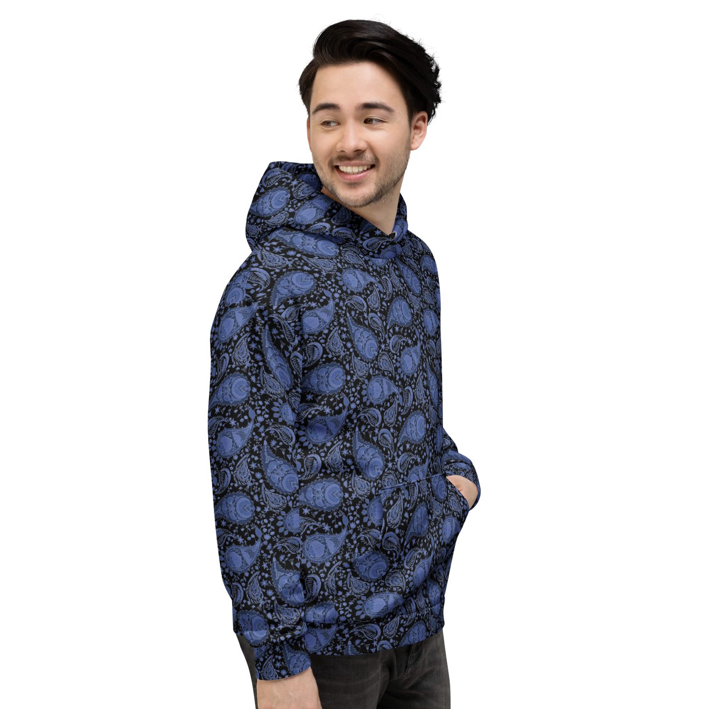 Paisley Field Hoodie - Unisex Comfort and Style for Every Occasion - Wylodesigns